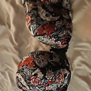 Torrid skull print bra